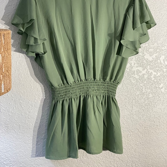 JON & ANNA Contemporary Mint Green Blouse Top - Picture 4 of 5